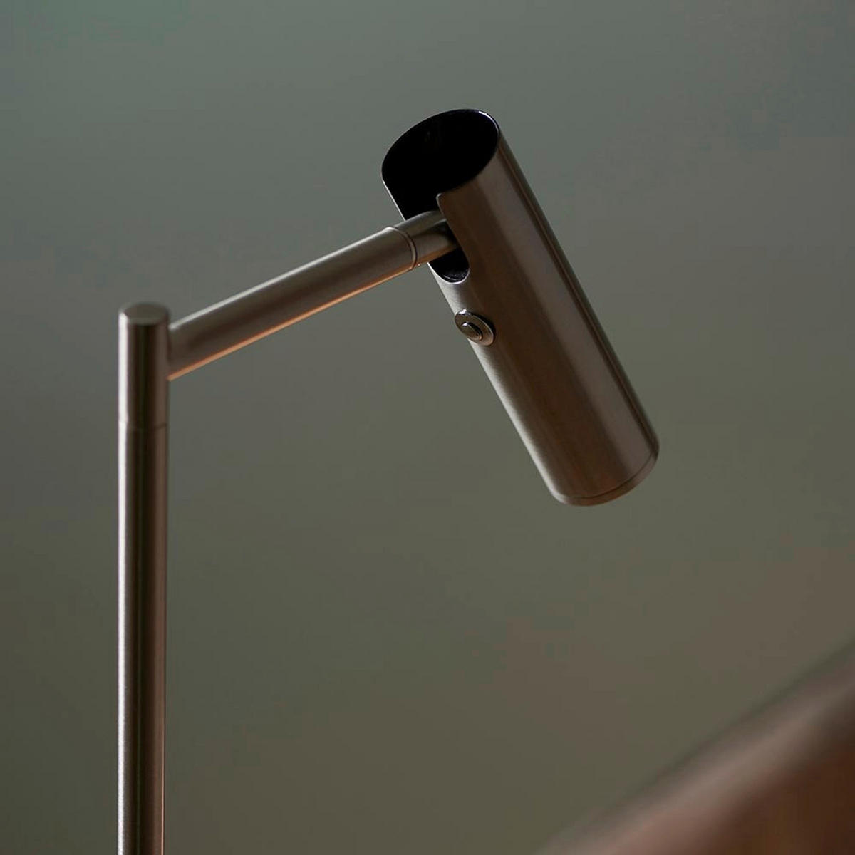 LED-STEHLEUCHTE 18,5/125 cm    - Nickelfarben, KONVENTIONELL, Metall (18,5/125cm) - ENDON