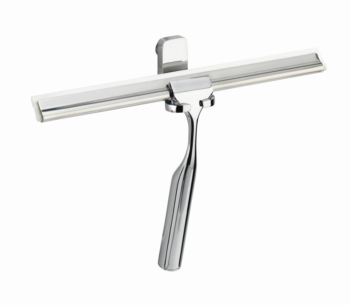 DUSCHABZIEHER - Edelstahlfarben, Basics, Kunststoff/Metall (25/16,5/5cm) - Wenko
