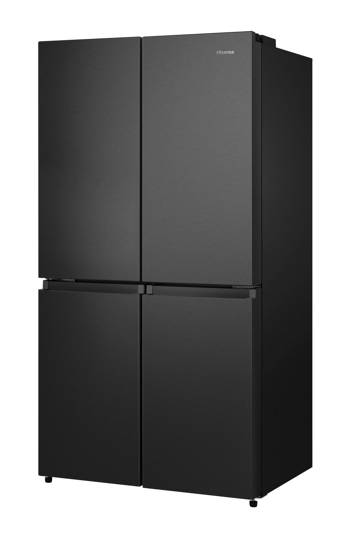 MULTI-DOOR 91,2/178,5/72,5 cm RQ758N4SAFE  - Schwarz, MODERN, Metall (91,2/178,5/72,5cm) - Hisense
