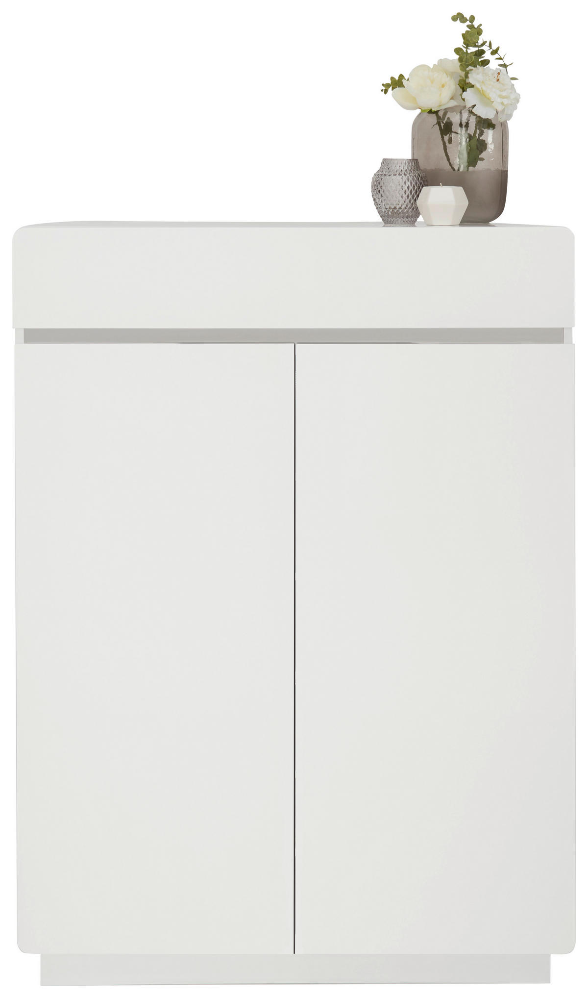 SCHUHSCHRANK Weiß  - Weiß, Design, Holzwerkstoff (90/123/35cm) - Xora