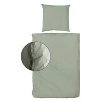 BETTWÄSCHE Renforcé 200/200 cm  - Olivgrün, Basics, Textil (200/200cm)