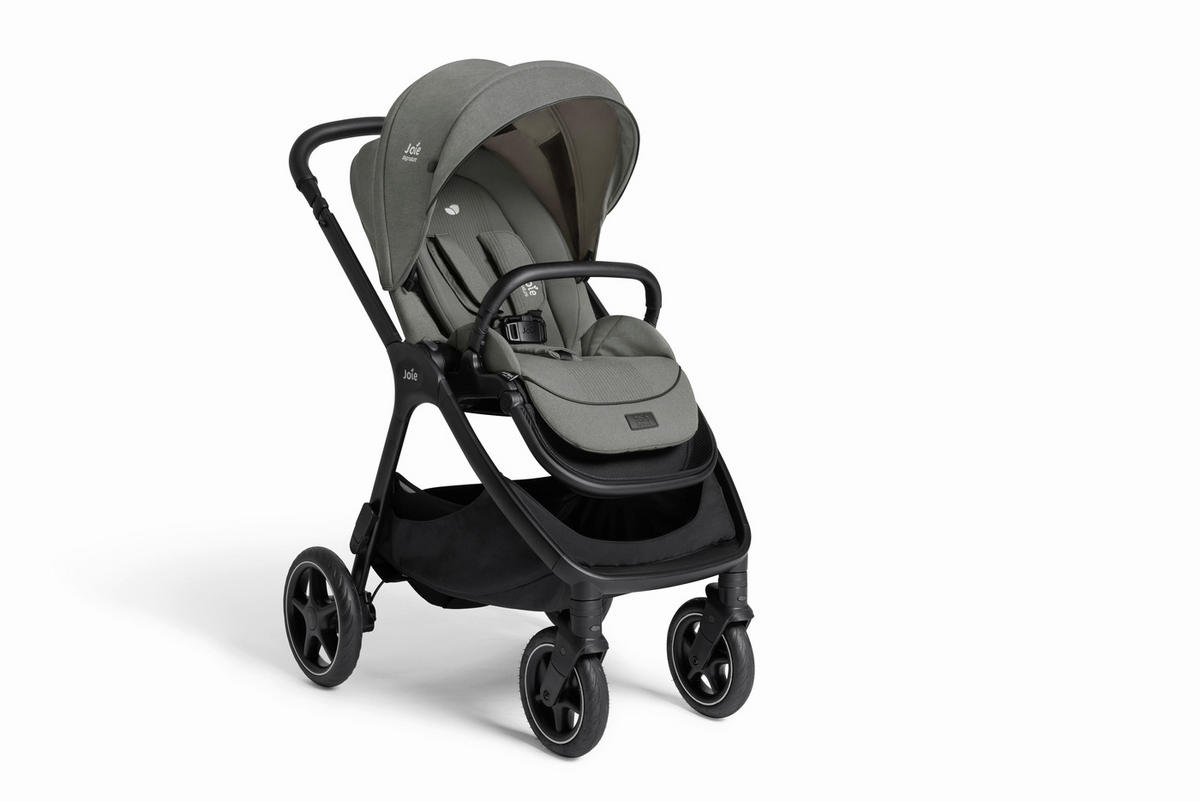 KINDERWAGENSET Finiti 2in1  - Salbeigrün/Schwarz, Basics, Textil/Metall (63/111/93cm) - JOIE SIGNATURE