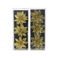 DEKOBLUME - Goldfarben, LIFESTYLE, Kunststoff (0,50/9,00/9,00cm)