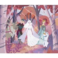 FOTOTAPETE FROZEN FOREST FRIENDSHIP  - Rot, Design, Textil (300/250cm) - Disney