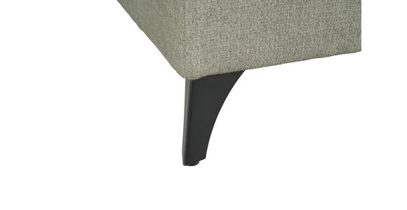 WOHNLANDSCHAFT Naturfarben Chenille  - Schwarz/Naturfarben, KONVENTIONELL, Textil/Metall (160/340/188cm) - Xora