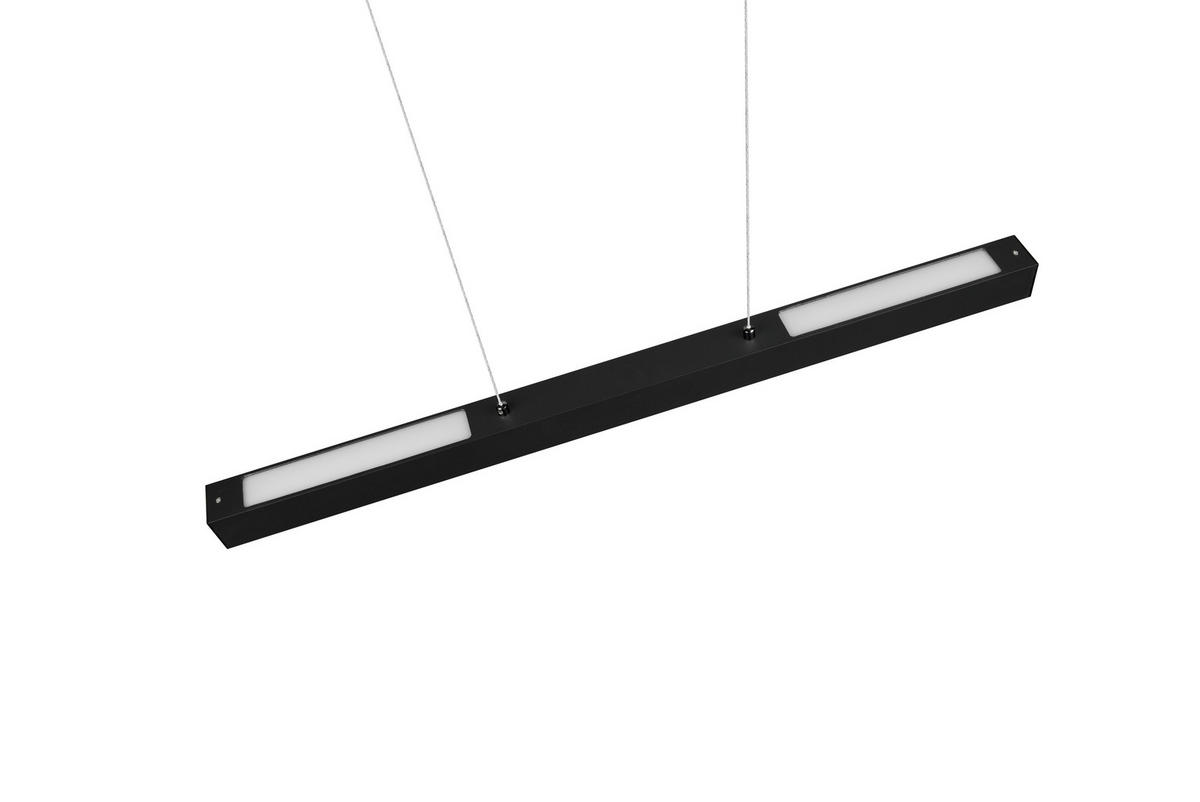 SCHIENENSYSTEM-HÄNGELEUCHTE - Schwarz, Basics, Metall (90/180/5cm) - Trio Leuchten