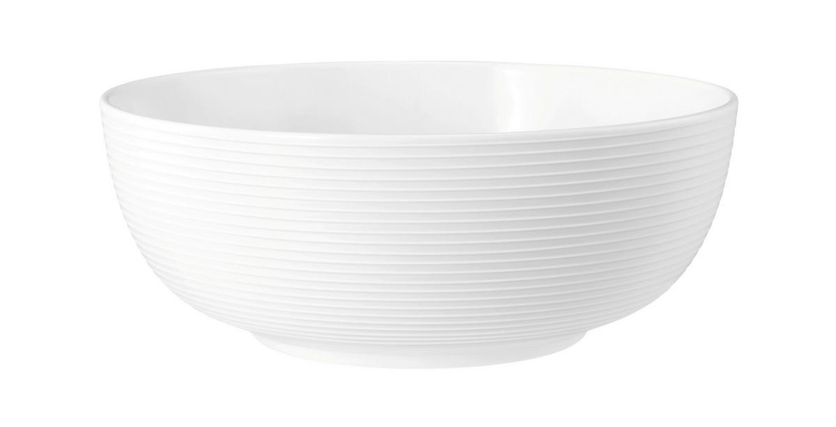 SCHÜSSEL Beat 25 cm   - Weiß, Basics, Keramik (25cm) - Seltmann Weiden