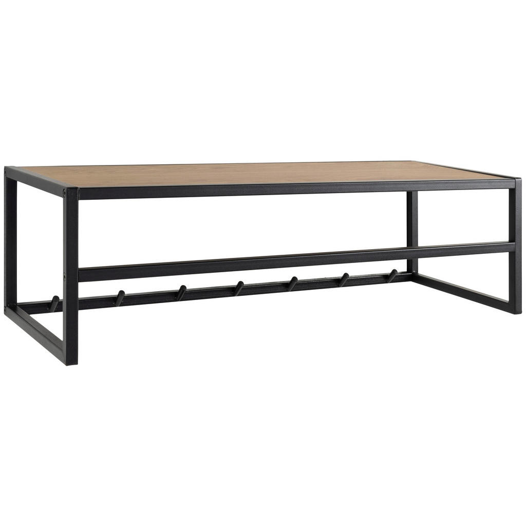 Garderobenpaneel Seaford Schwarz mit Hutablage B: 77 cm