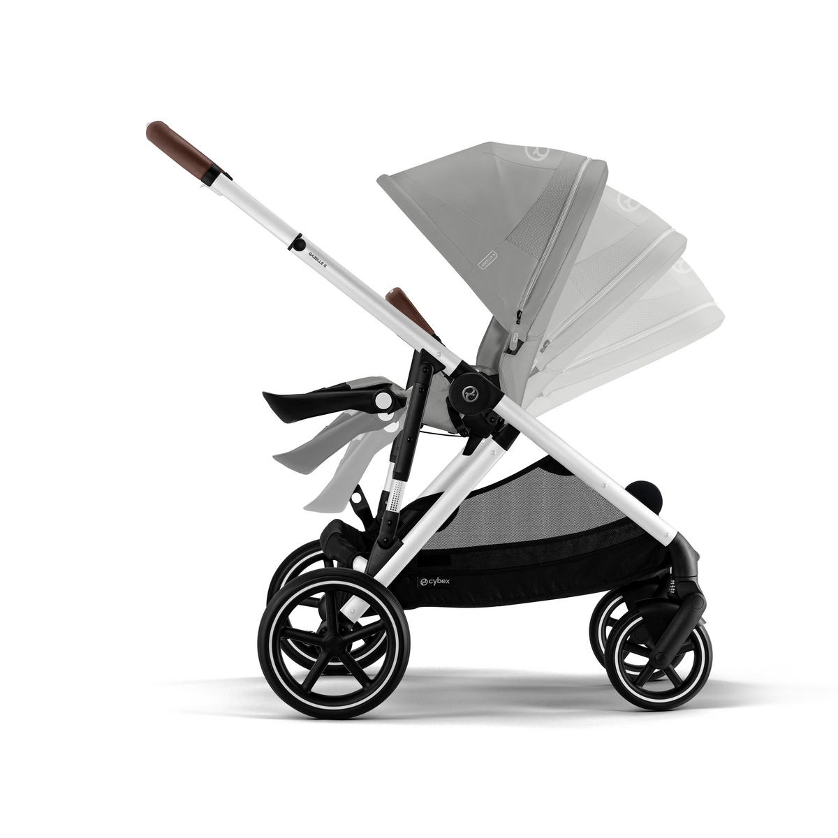 KINDERWAGEN Gazelle S  - Silberfarben/Grau, Basics, Kunststoff/Textil (106/65/110cm) - Cybex