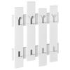 WANDGARDEROBE 64/81/4 cm  - Weiss, Design, Holzwerkstoff (64/81/4cm) - Livetastic