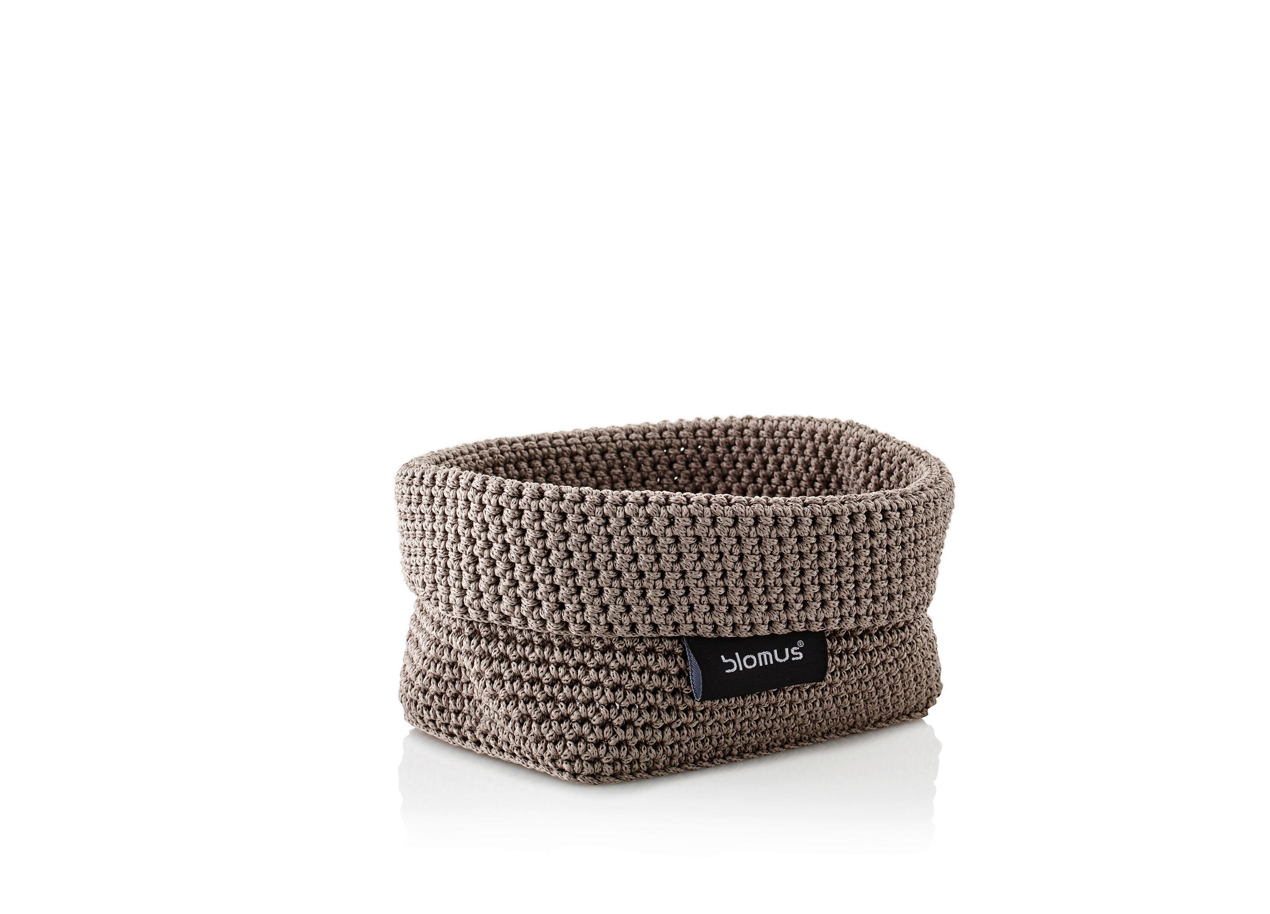 AUFBEWAHRUNGSKÖRBCHEN  - Taupe, Basics, Textil (10/9/15cm) - Blomus