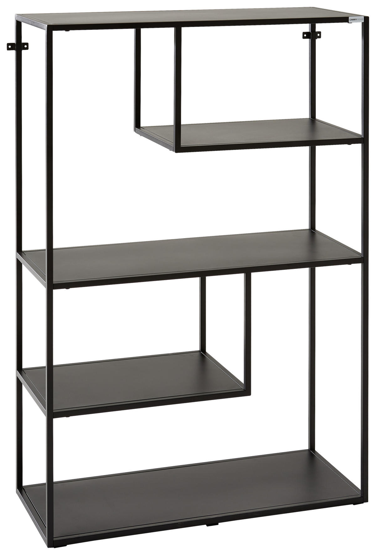 REGAL  85/126/35 cm Schwarz  - Schwarz, Trend, Metall (85/126/35cm) - home24