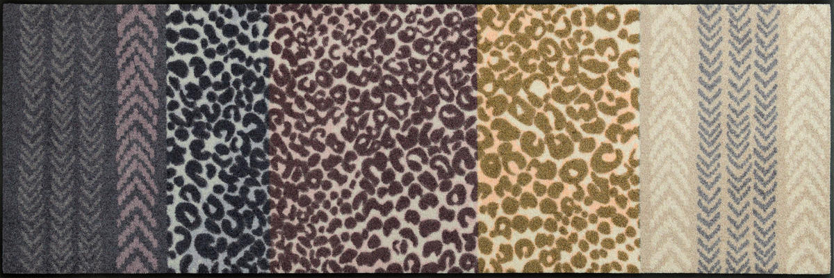 LÄUFER 60/180 cm Safari Blend Lila  - Lila, LIFESTYLE, Kunststoff/Textil (60/180cm) - wash+dry