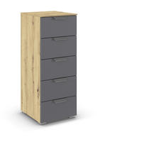 KOMMODE  in 40/100/35 cm  - Chromfarben/Dunkelgrau, Design, Holzwerkstoff/Metall (40/100/35cm) - Carryhome
