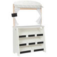 KAUFLADEN  - Hellgrau/Schwarz, Basics, Holz/Textil (60/29/99cm) - My Baby Lou