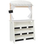 KAUFLADEN  - Hellgrau/Schwarz, Basics, Holz/Textil (60/29/99cm) - My Baby Lou
