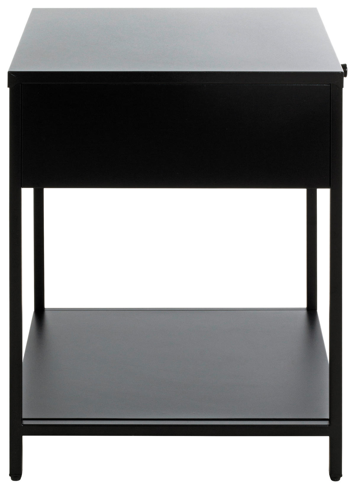NOČNÍ STOLEK, černá, 40/53/40 cm - černá, Design, kov (40/53/40cm)