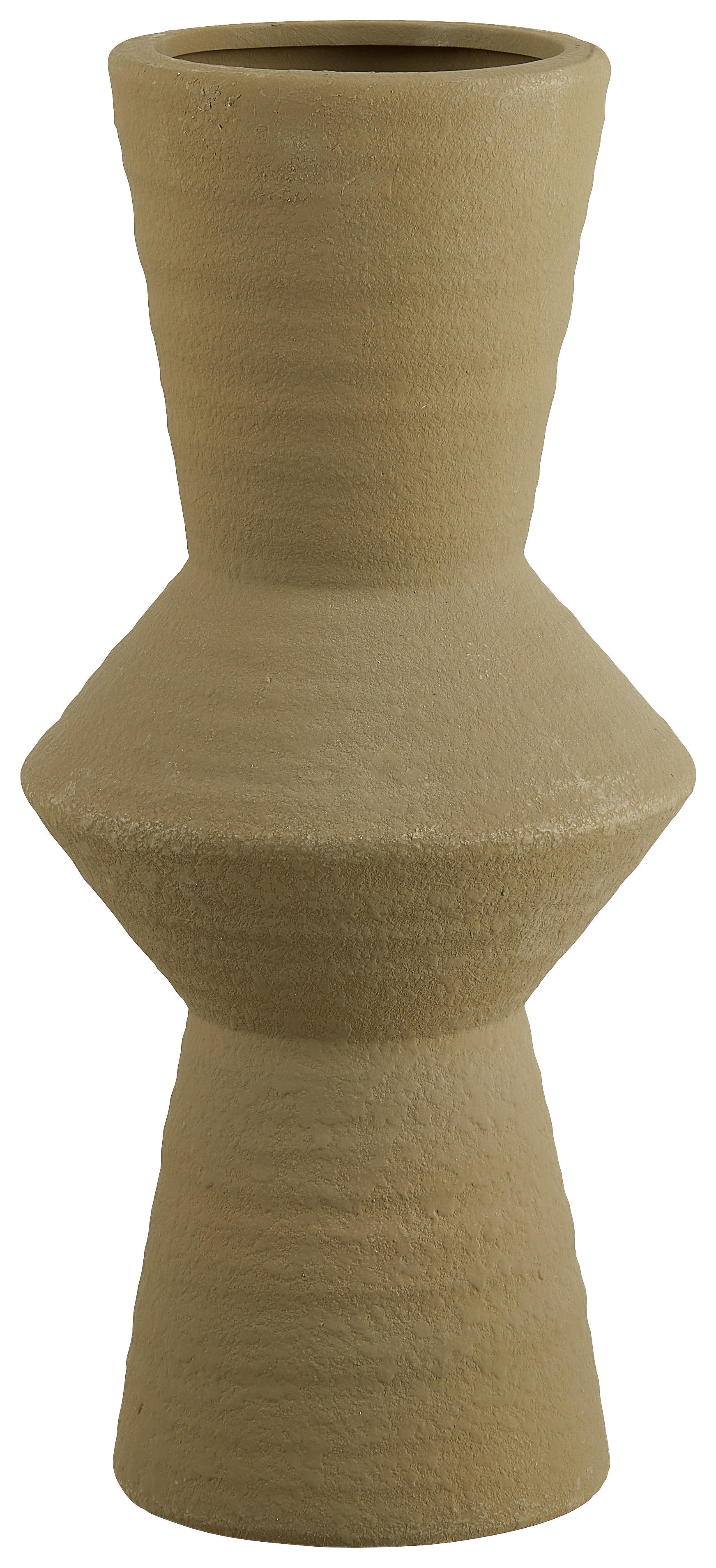 VASE  - Braun, Basics, Keramik (18,5/40,5cm) - Light & Living