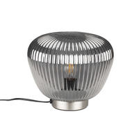 STOLNÍ LAMPA, E27, 25/22,5 cm  - barvy chromu/barvy niklu, Lifestyle, kov/sklo (25/22,5cm) - Dieter Knoll