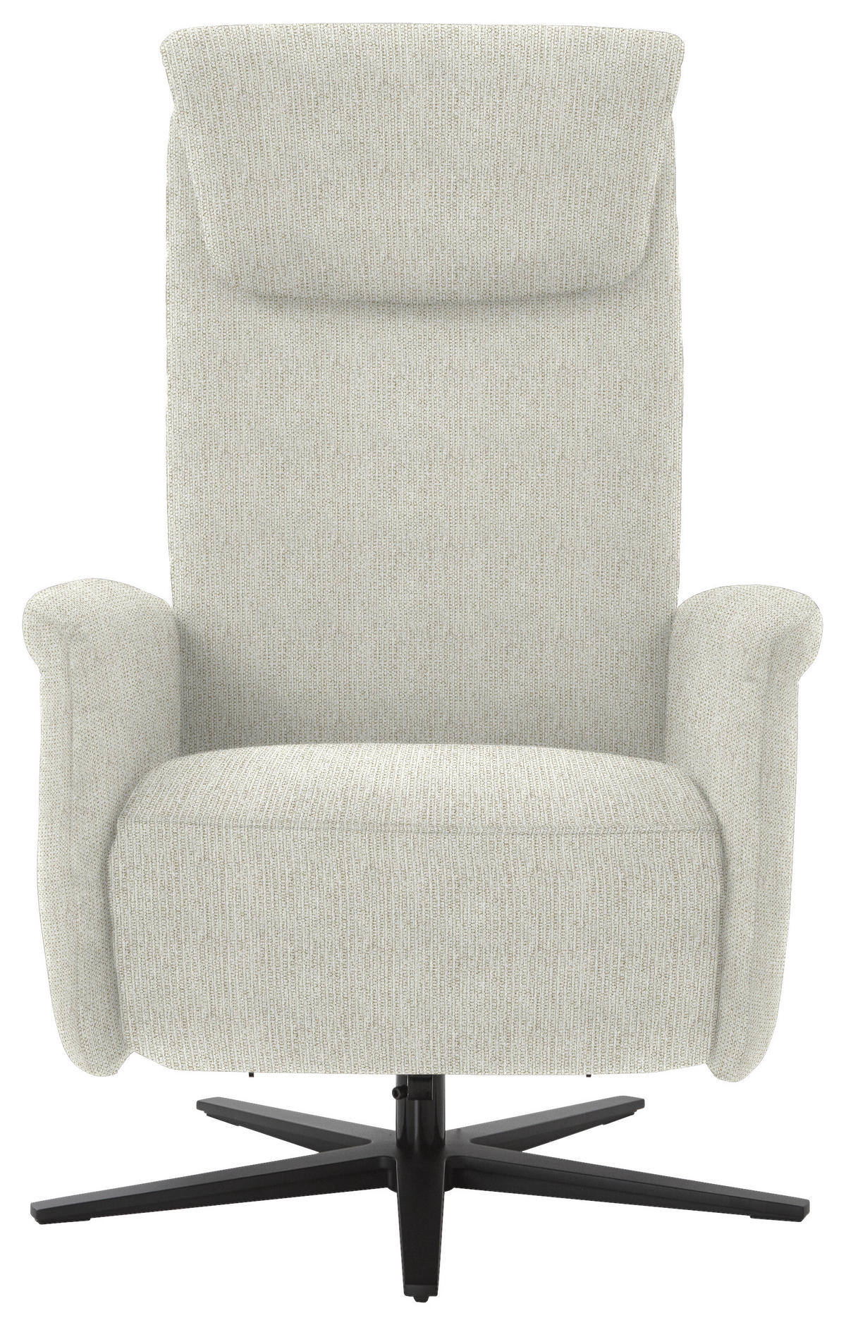 RELAXSESSEL Textil Naturfarben  - Schwarz/Naturfarben, Design, Textil/Metall (77/115/89cm) - Pure Home Comfort