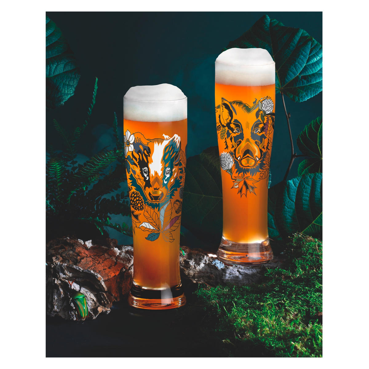 GLÄSERSET Brauchzeit 2-teilig  - Multicolor, Trend, Glas (16,2/26,6/8,1cm) - Ritzenhoff