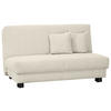 SCHLAFSOFA Flachgewebe Hellgrau  - Hellgrau/Schwarz, Design, Textil/Metall (145/85/100cm) - Carryhome