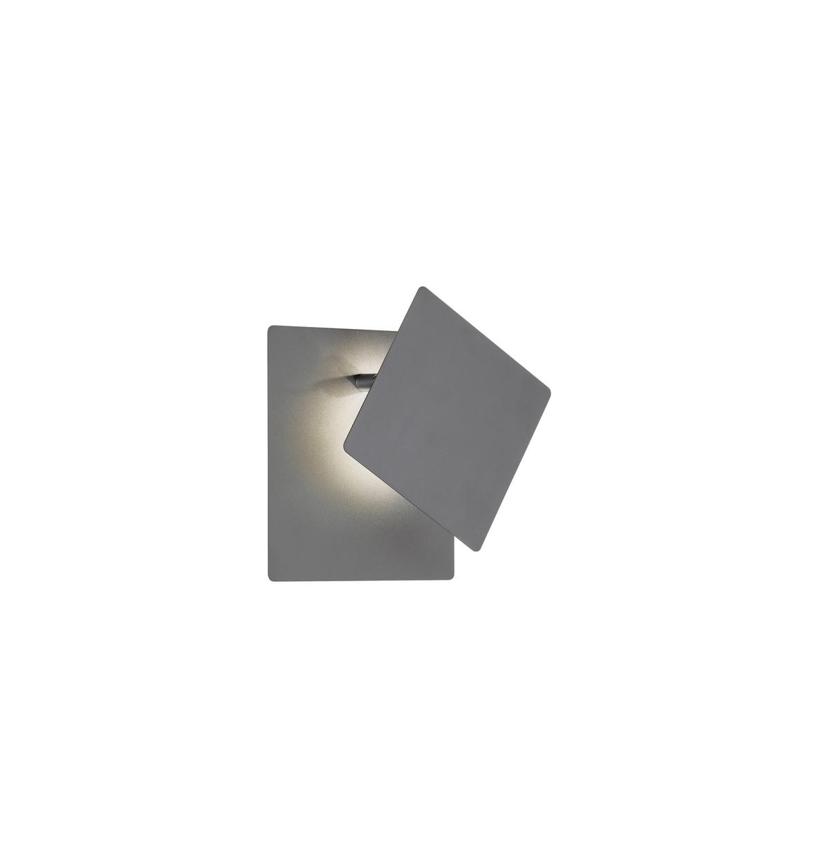 APLICĂ DE PERETE CU LED - negru, Design, plastic/metal (18/14/6,5cm) - Wofi