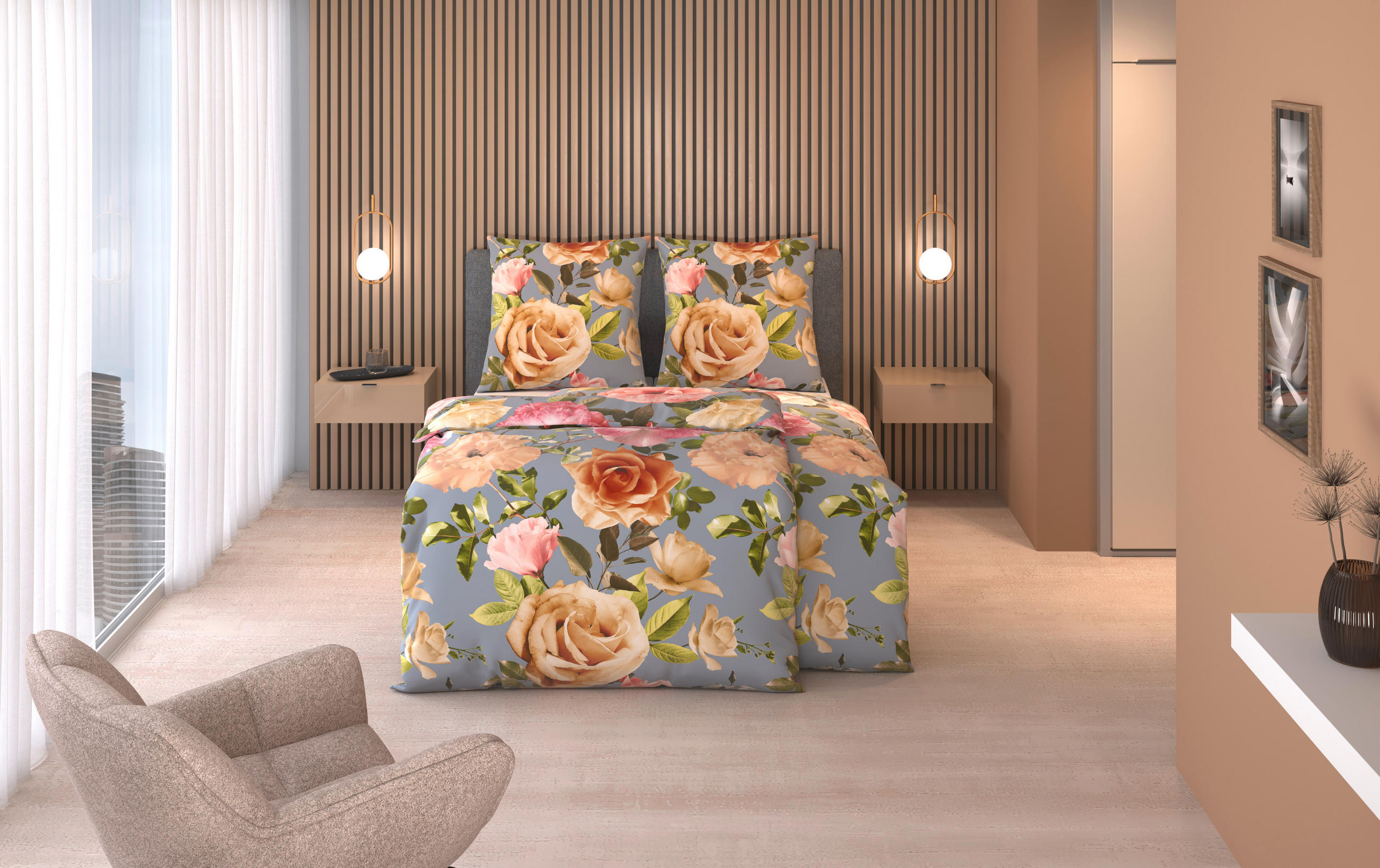 BETTWÄSCHE Flanell 135/200 cm  - Multicolor, Textil (135/200cm) - Novel