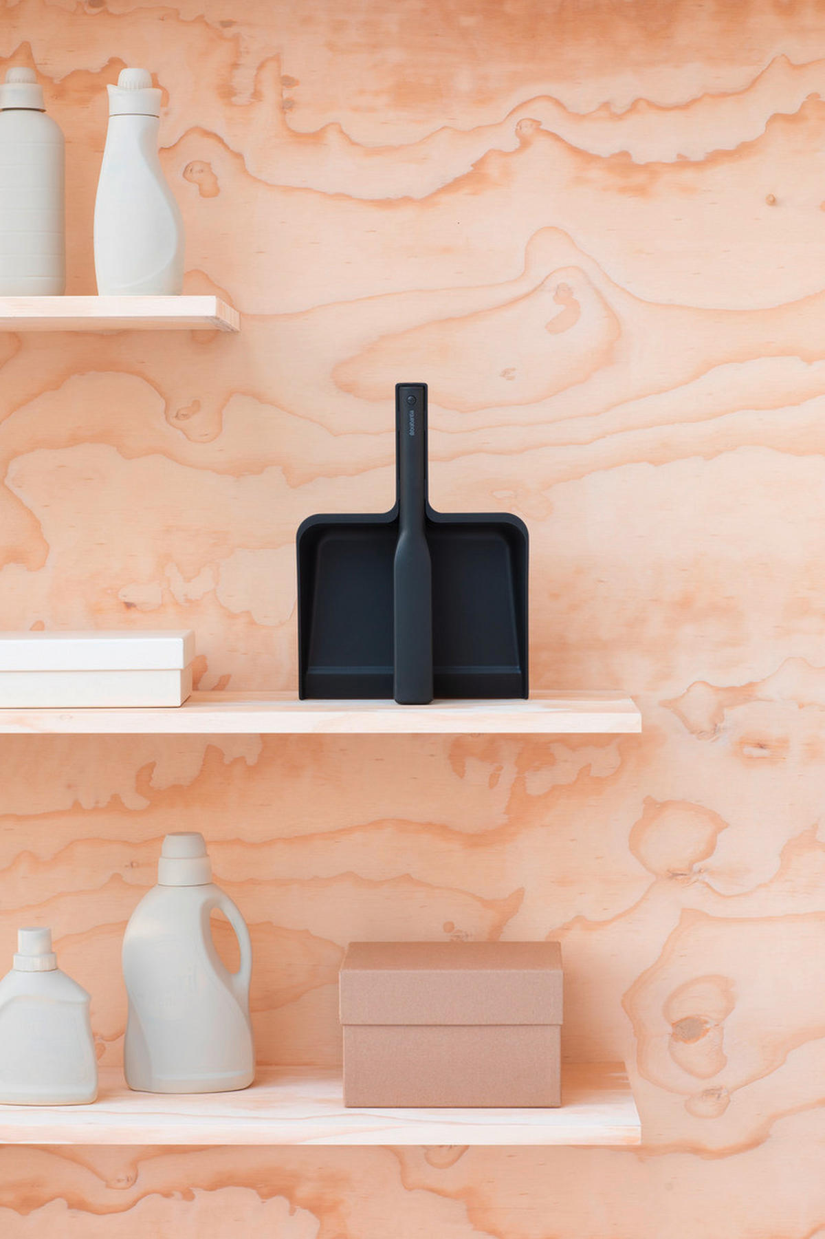 KEHRGARNITUR - Dunkelgrau, Basics, Kunststoff (24/33/9cm) - Brabantia