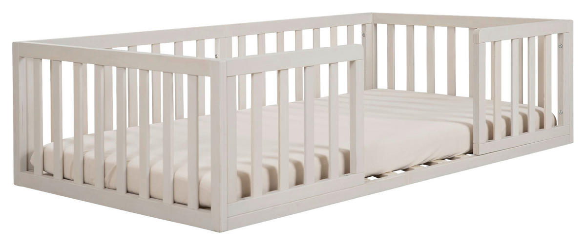 BODENBETT 70/140 cm  in Kaschmir  - Hellbraun/Kaschmir, Basics, Holzwerkstoff (70/140cm) - Roba