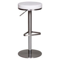 BARPALL i vit  - vit/silver, Modern, metall/textil (38/57/38cm) - MID.YOU