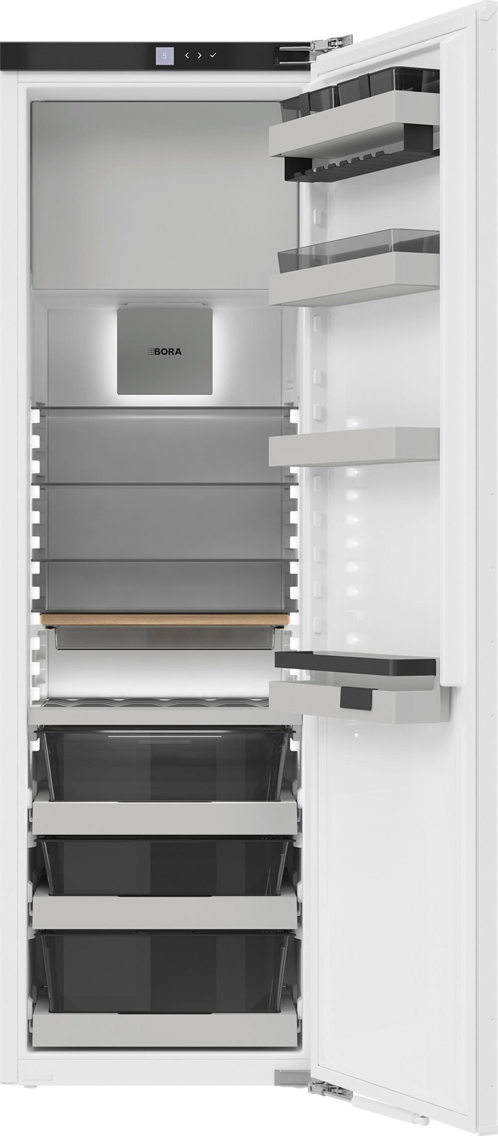 KÜHLSCHRANK 55,9/117/54,6 cm  - Basics, Glas (55,9/117/54,6cm) - Bora