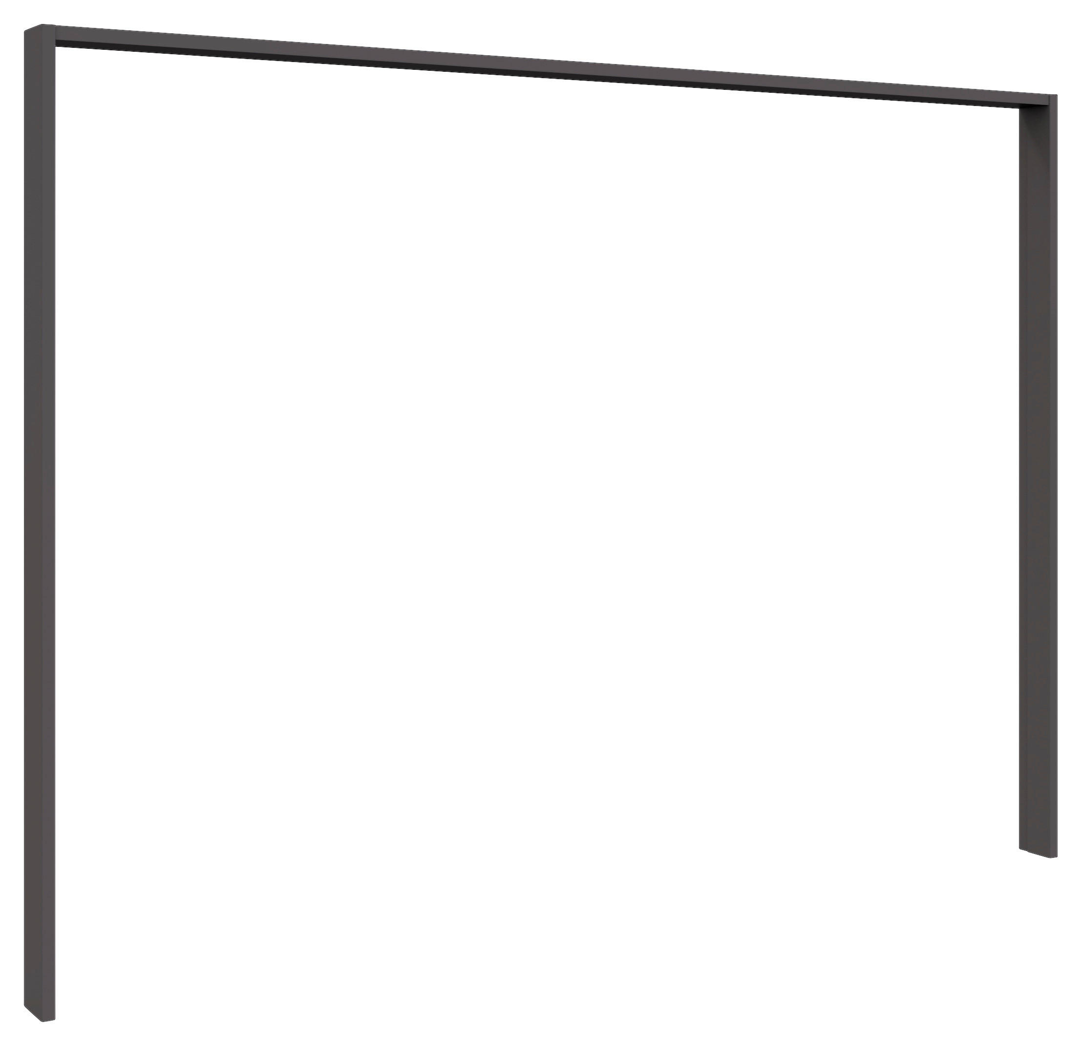 PASSEPARTOUTRAHMEN 306/220/12 cm   - Dunkelgrau, KONVENTIONELL, Holzwerkstoff (306/220/12cm) - Venda