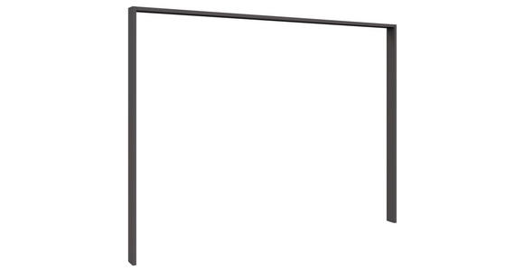 PASSEPARTOUTRAHMEN 306/220/12 cm Dunkelgrau  - Dunkelgrau, KONVENTIONELL, Holzwerkstoff (306/220/12cm) - Venda