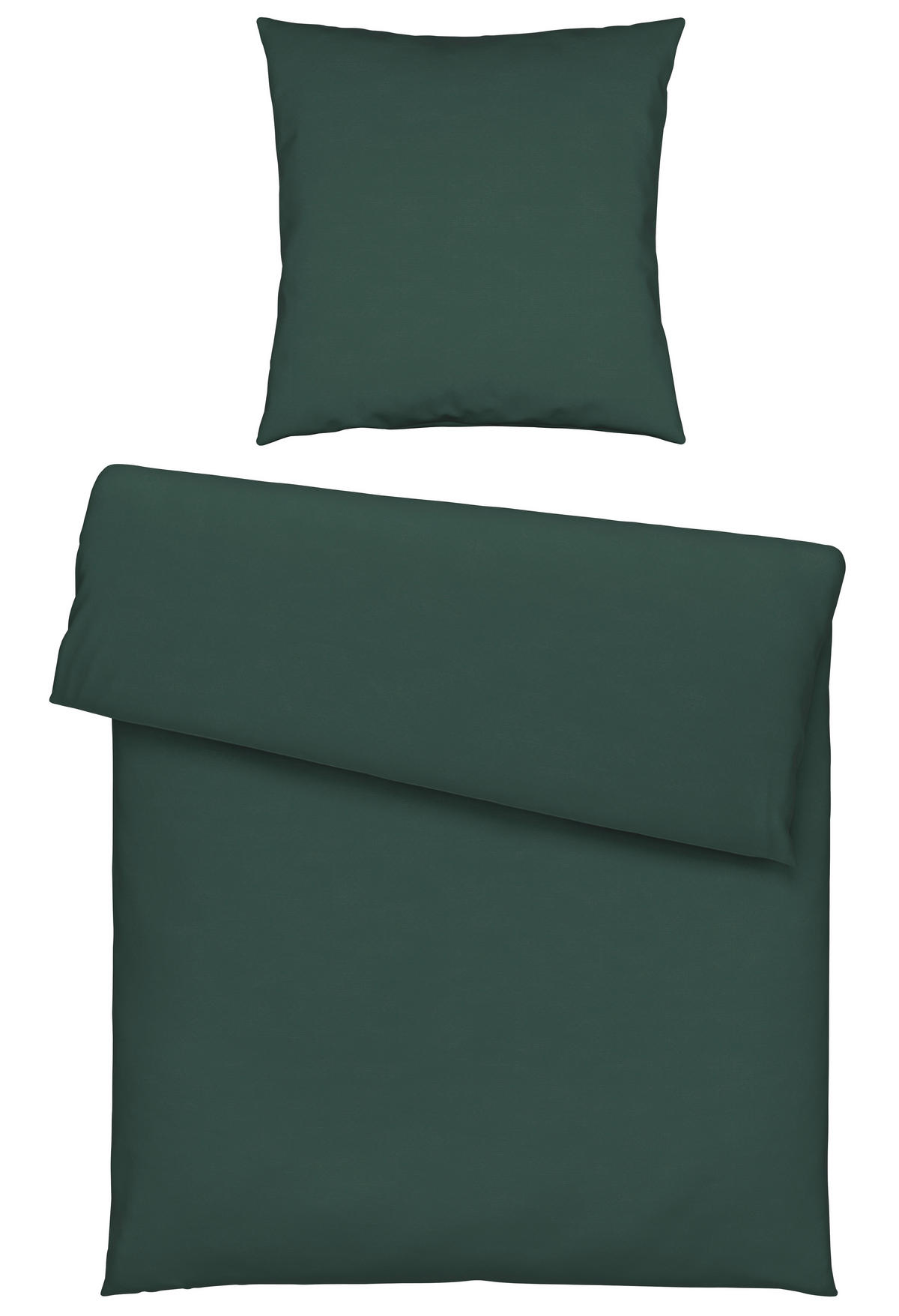 BETTWÄSCHE 135/200 cm  - Dunkelgrün, Textil (135/200cm) - Esposa