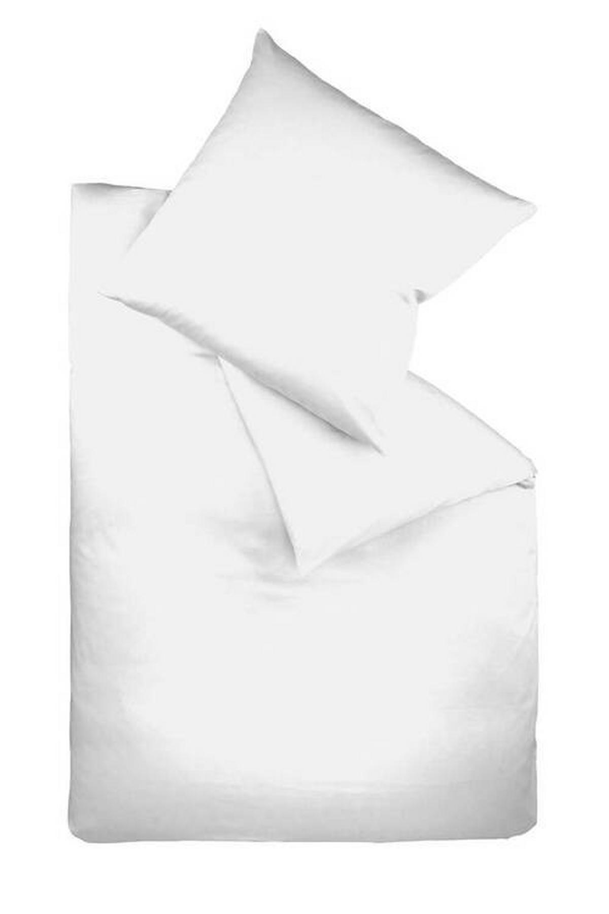 BETTWÄSCHE Satin 200/220 cm  - Silberfarben, Basics, Textil (200/220cm) - Fleuresse