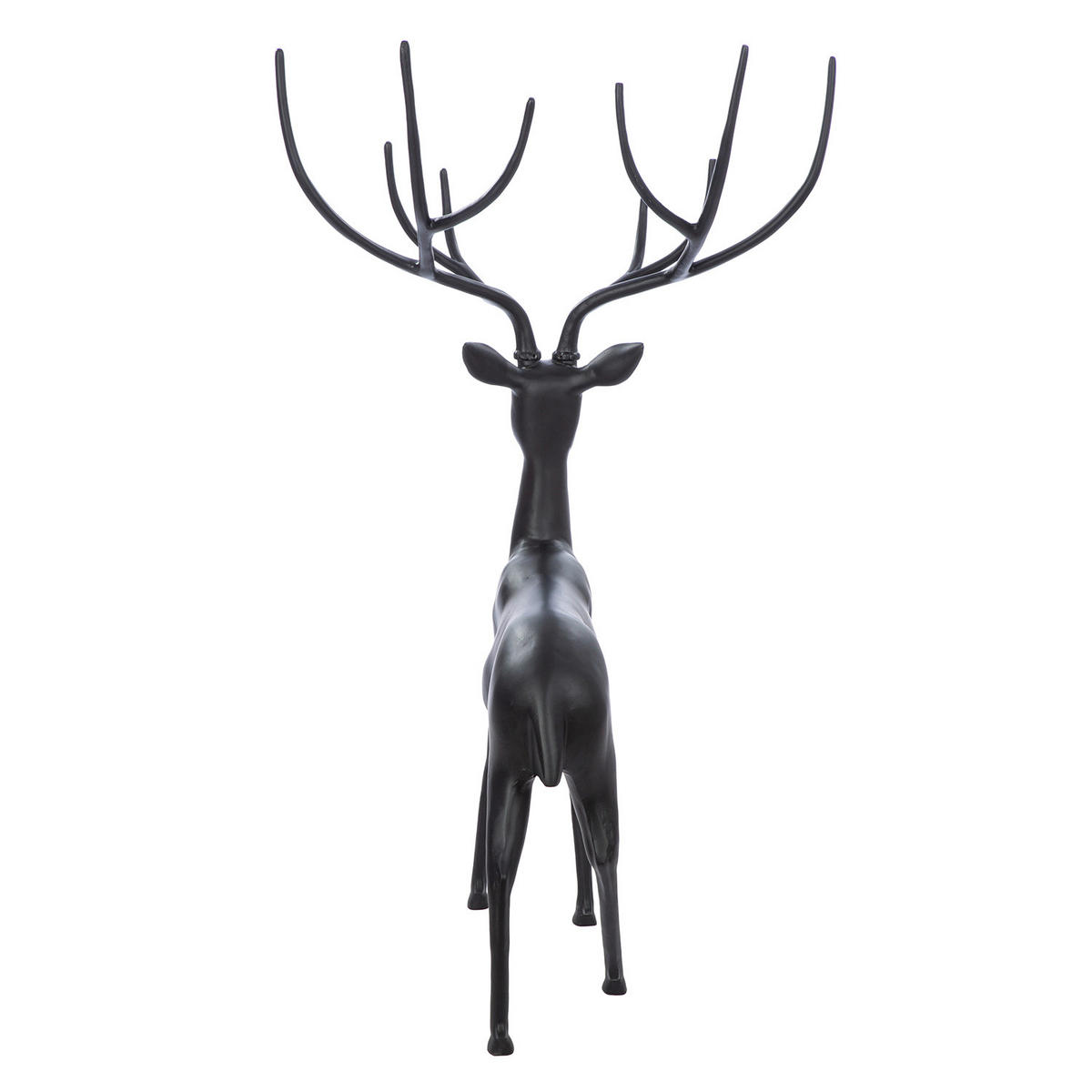 DEKOHIRSCH - Schwarz, Basics, Metall (72/126/72cm)