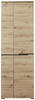 GARDEROBENSCHRANK Graphitfarben, Eichefarben  - Eichefarben/Graphitfarben, Design, Holzwerkstoff (65/198/38cm) - Voleo