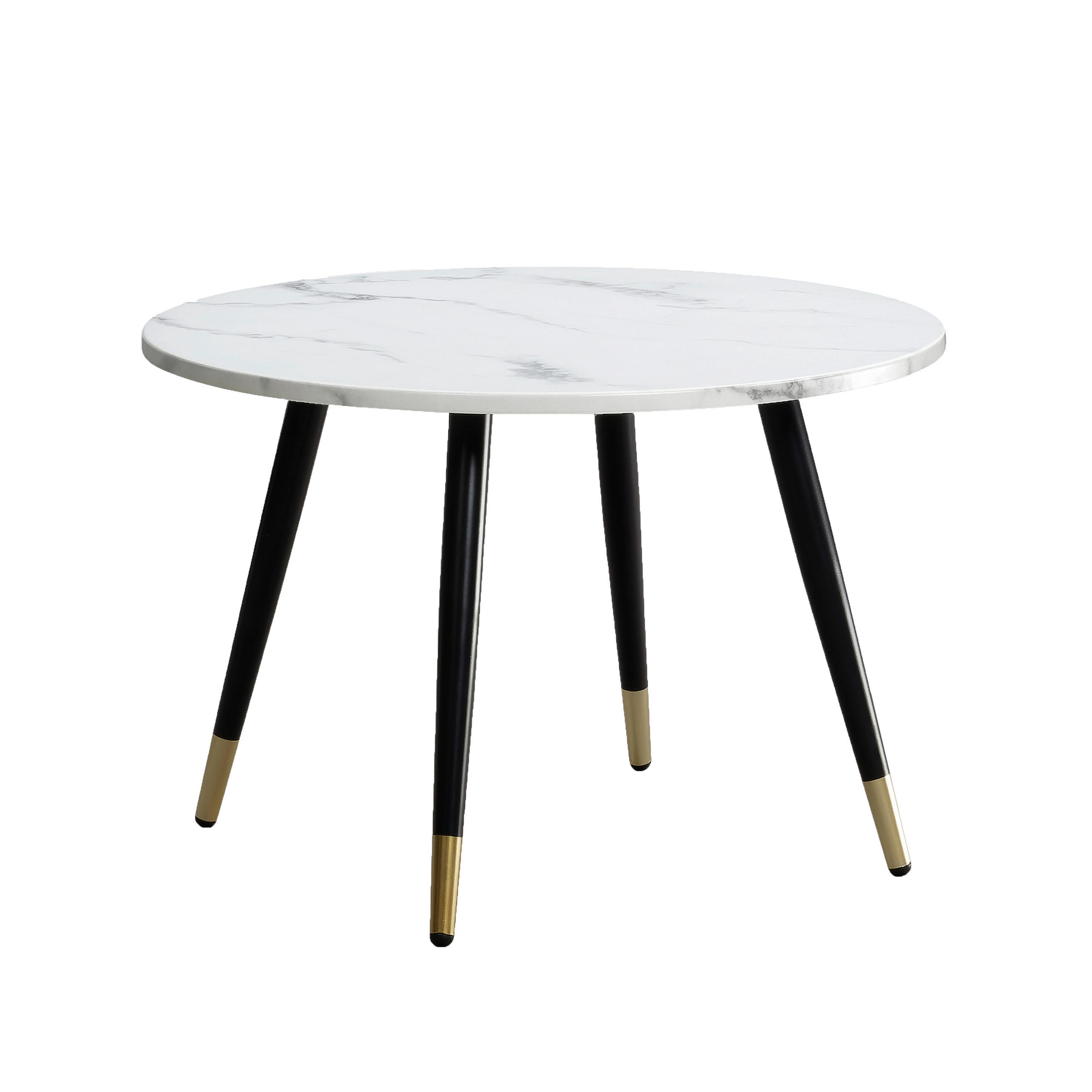 SOFFBORD i trämaterial 60/60/41 cm  - vit/svart, Design, metall/trämaterial (60/60/41cm) - MID.YOU