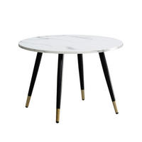 COUCHTISCH in Holzwerkstoff 60/60/41 cm  - Weiss/Goldfarben, Design, Holzwerkstoff/Metall (60/60/41cm) - MID.YOU