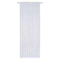 GOTOVA ZAVESA bela, svetlosiva - bela/svetlosiva, Konvencionalno, tekstil (140/245cm) - Esposa