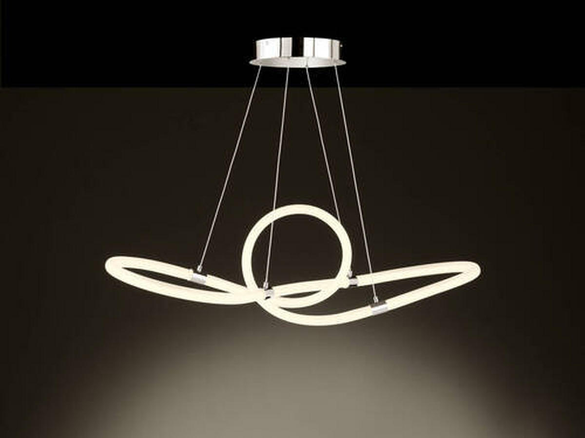 LED-HÄNGLAMPA 92,5/30,5/150 cm  - vit, Design, metall/plast (92,5/30,5/150cm) - Globo