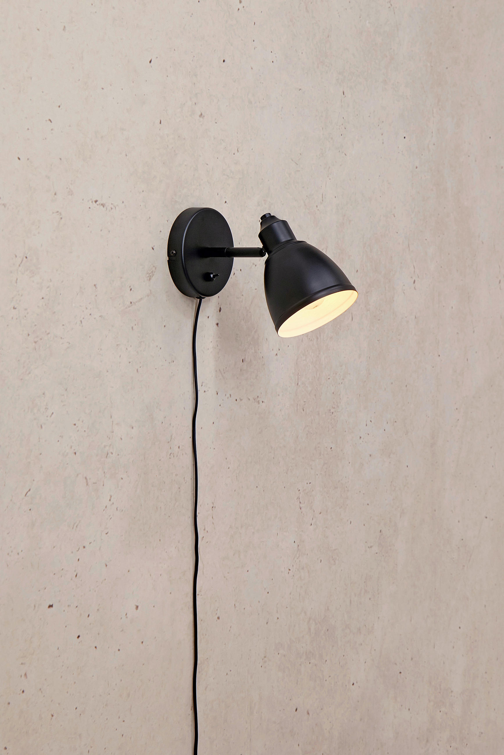 WANDLEUCHTE - Schwarz, Basics, Metall (18/19,5/12cm) - Markslöjd