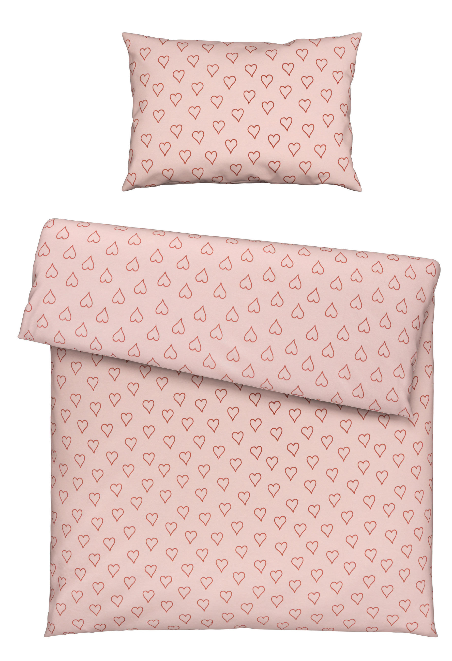BABYBETTWÄSCHE Jersey 100/135 cm  - Pink, Basics, Textil (100/135cm) - Patinio