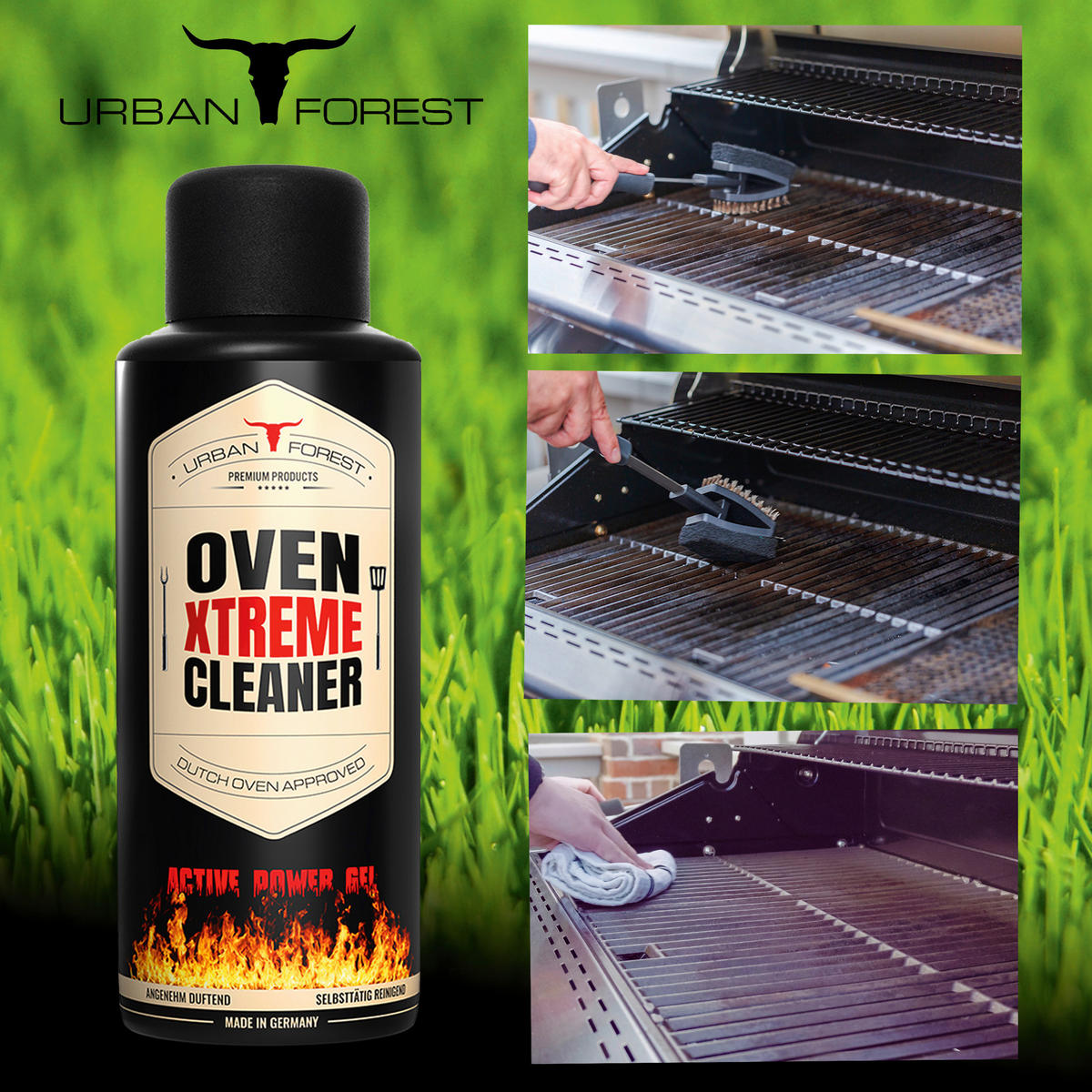 BACKOFEN- & GRILLREINIGER - Basics (500ml) - Urban Forest
