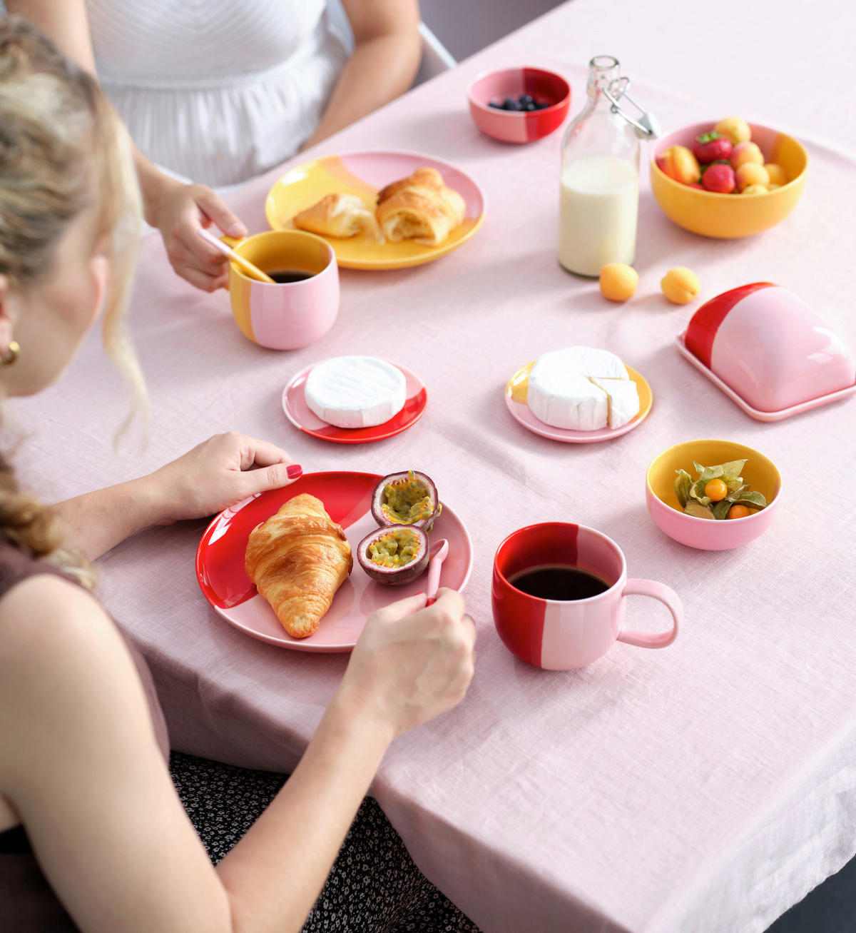 DESSERTTELLER Rot joy  - Rot, KONVENTIONELL, Keramik (22/2,6cm) - ASA