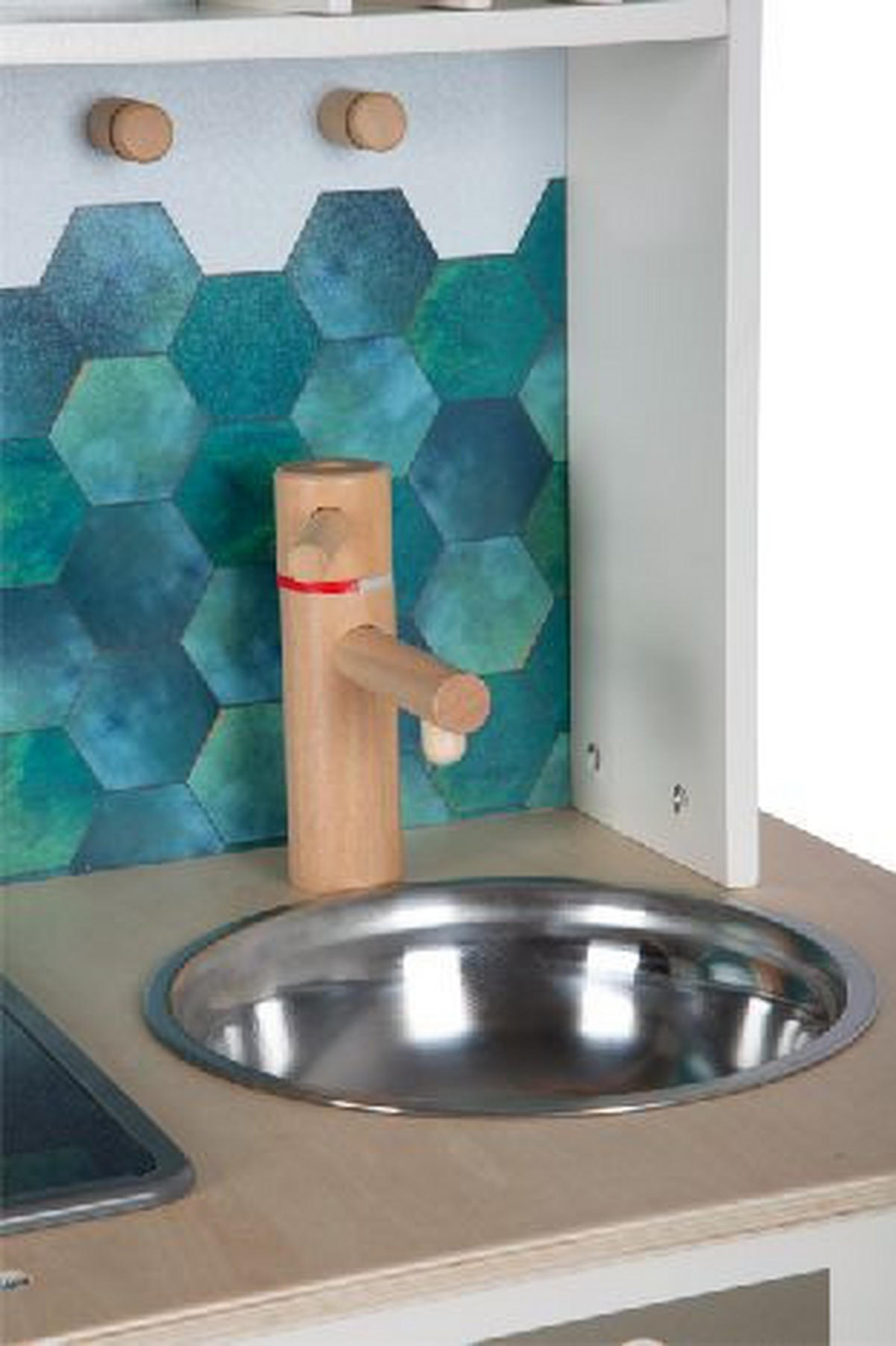 KINDERKÜCHE Tasty  - Weiß, Basics, Holz (66/43/21,5cm) - small foot