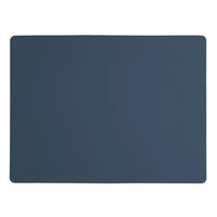 TISCHSET Leder Dunkelblau  - Dunkelblau, Basics, Leder (40/30/0.2cm)