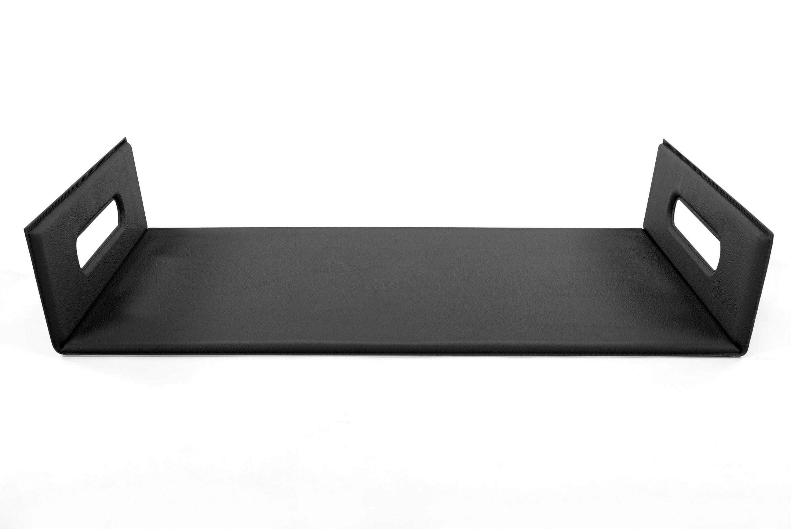 POSLUŽAVNIK  57/45 cm           Togo  - crna, Basics, tekstil (57/45cm) - ZICZAC