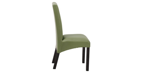 STUHL Lederlook Dunkelgrün, Buche Kolonial - Dunkelgrün/Buche Kolonial, KONVENTIONELL, Holz/Textil (47/102/57cm) - Carryhome